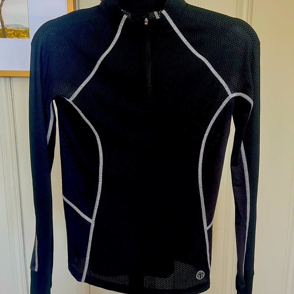 Tory Burch Sport Size small pullover with zipper